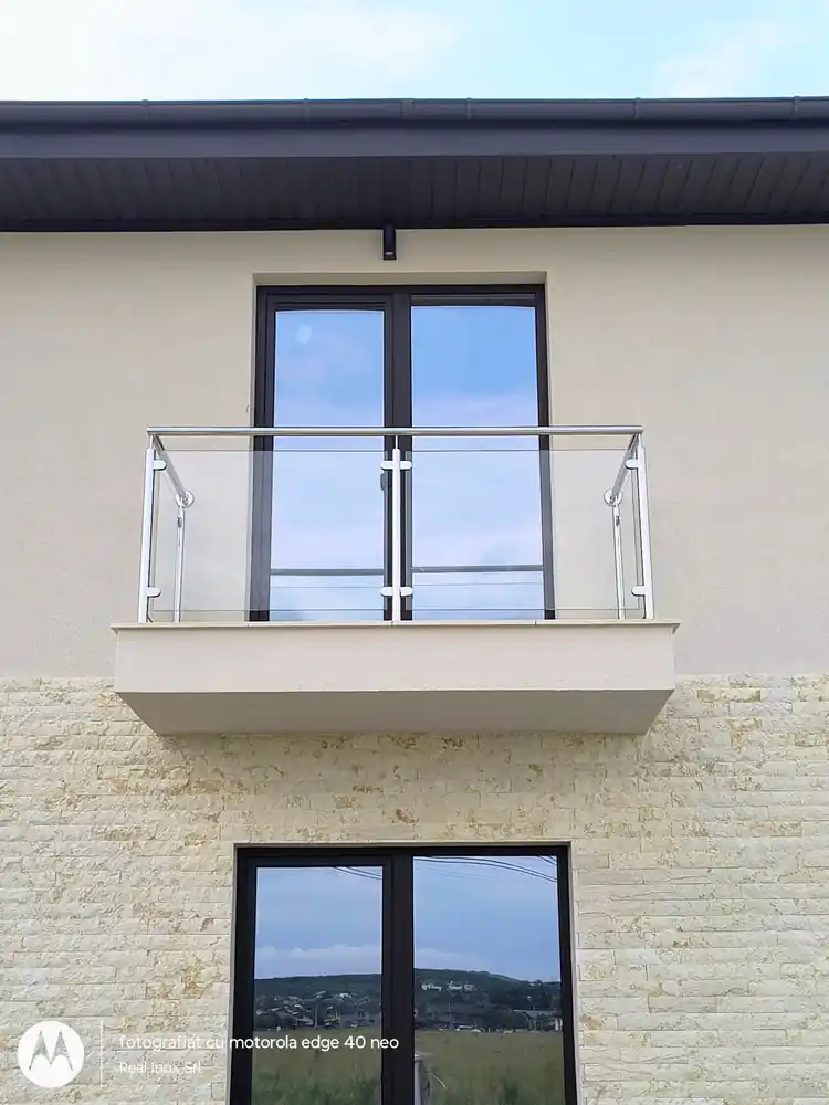 Balustradă inox balcon - lucrare Real Inox 33