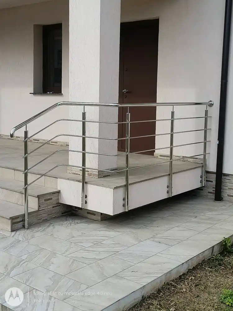 Balustradă inox clasică - lucrare Real Inox 11