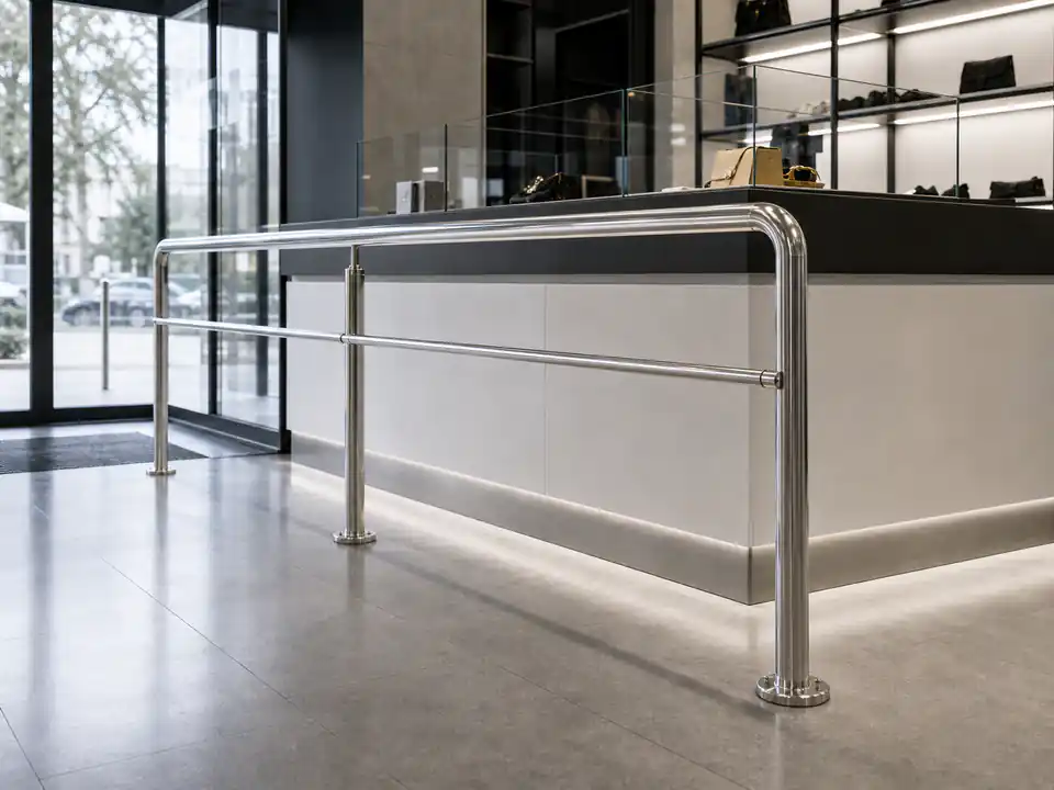Confecție inox pentru spațiu comercial
